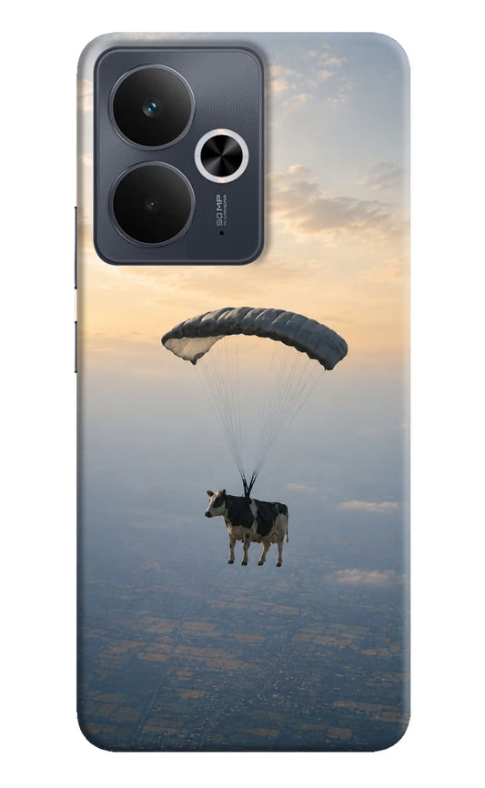 Skydiving Cow Realme 14T 5G Hard Case Back Cover by Casekaro