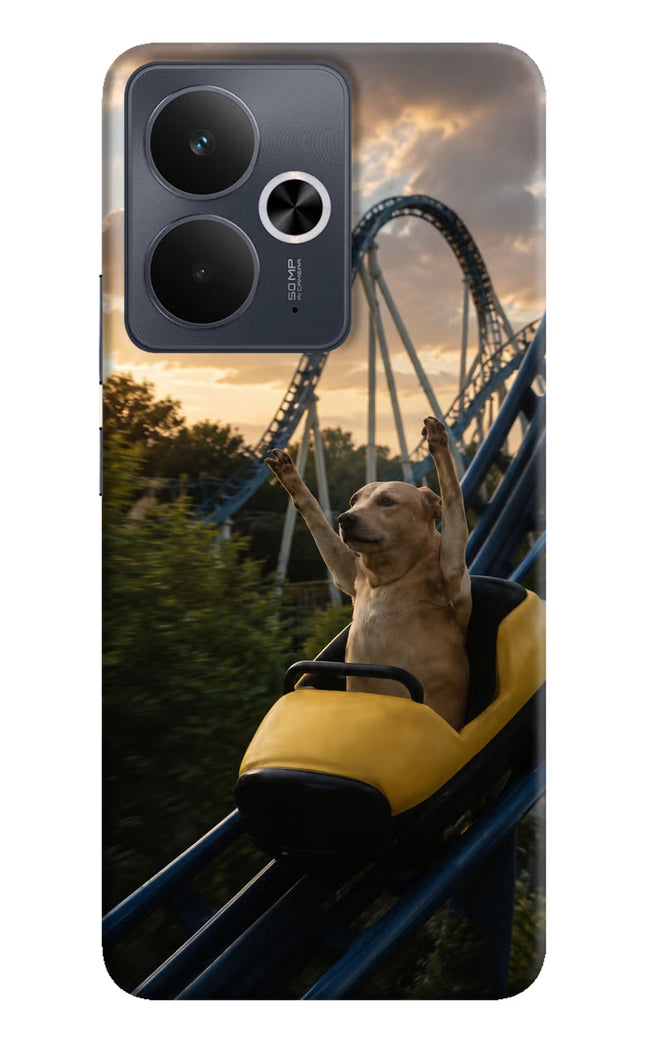Rollercoaster Dog Realme 14T 5G Hard Case Back Cover by Casekaro