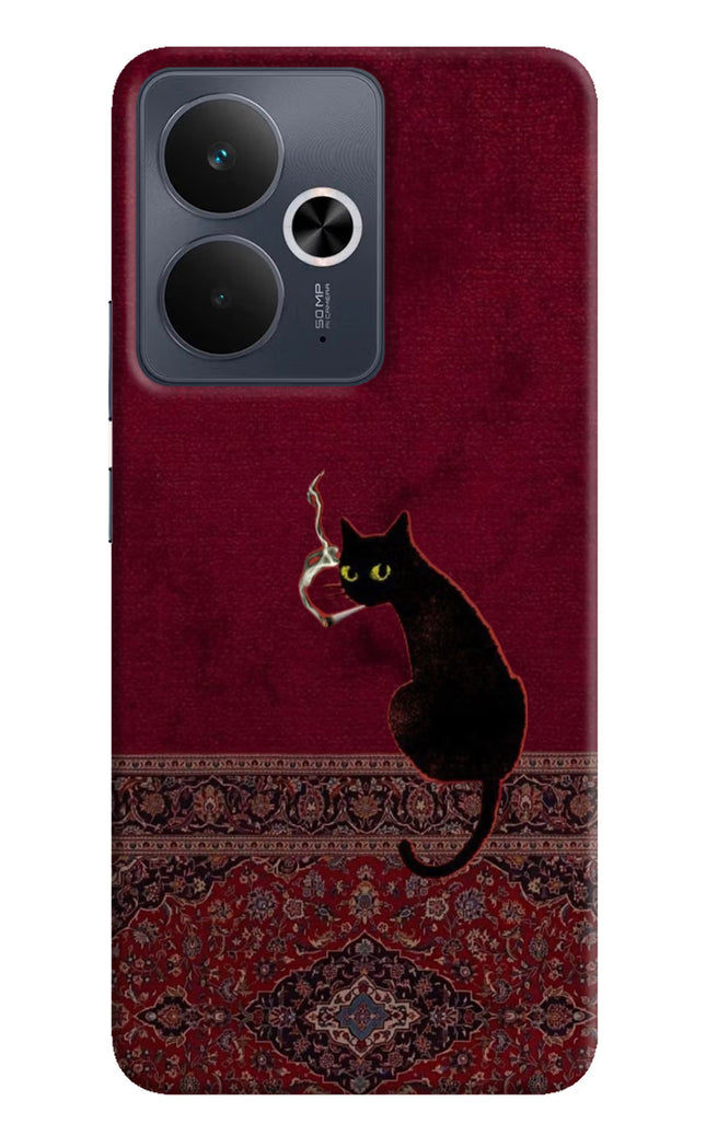 Midnight Cat Realme 14T 5G Hard Case Back Cover by Casekaro
