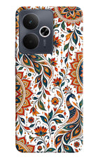White Mayura Realme 14T 5G Hard Case Back Cover by Casekaro