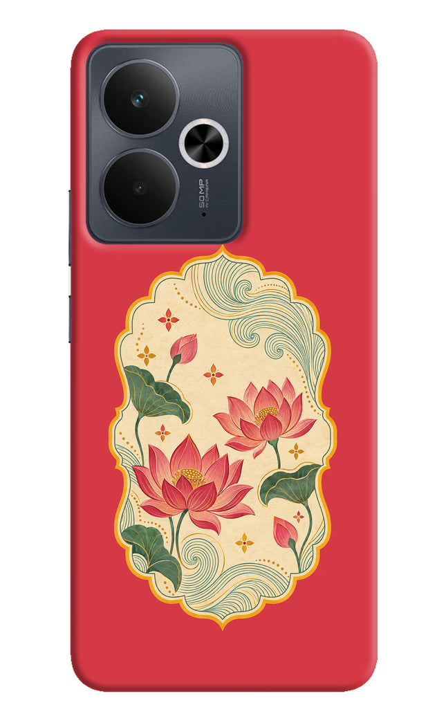 Pink Lotus Realme 14T 5G Hard Case Back Cover by Casekaro