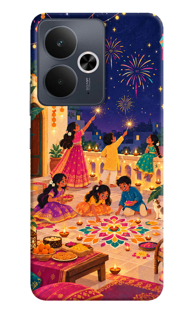 Diwali Night Realme 14T 5G Hard Case Back Cover by Casekaro