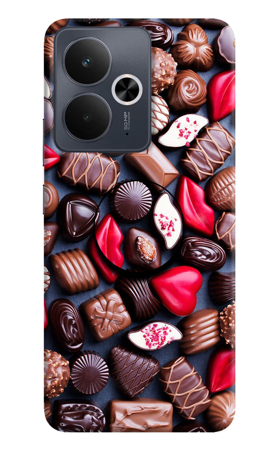 Chocolates Realme 14T 5G Pop Case, Hard case