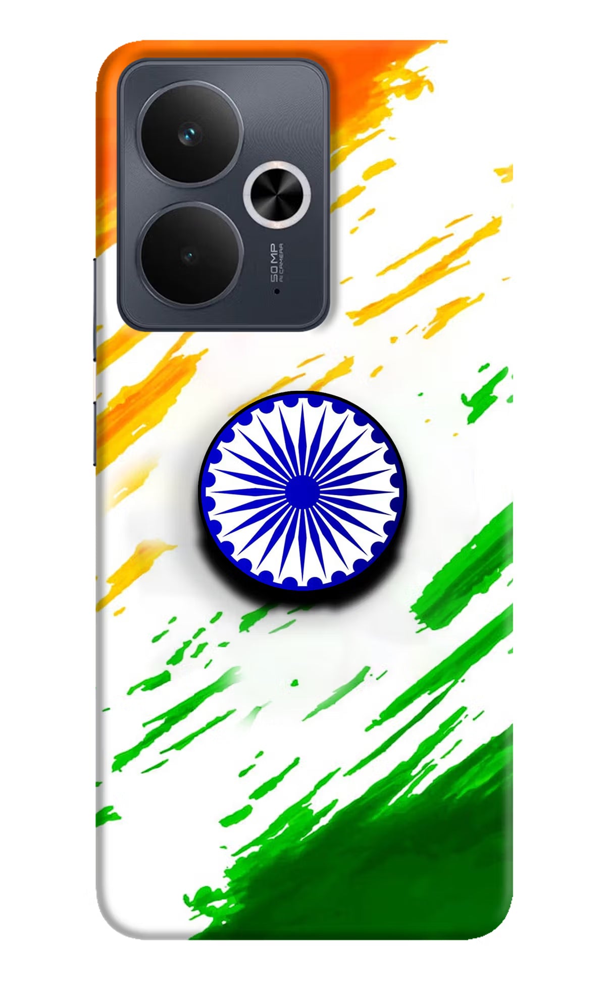 Indian Flag Ashoka Chakra Realme 14T 5G Pop Case by Casekaro