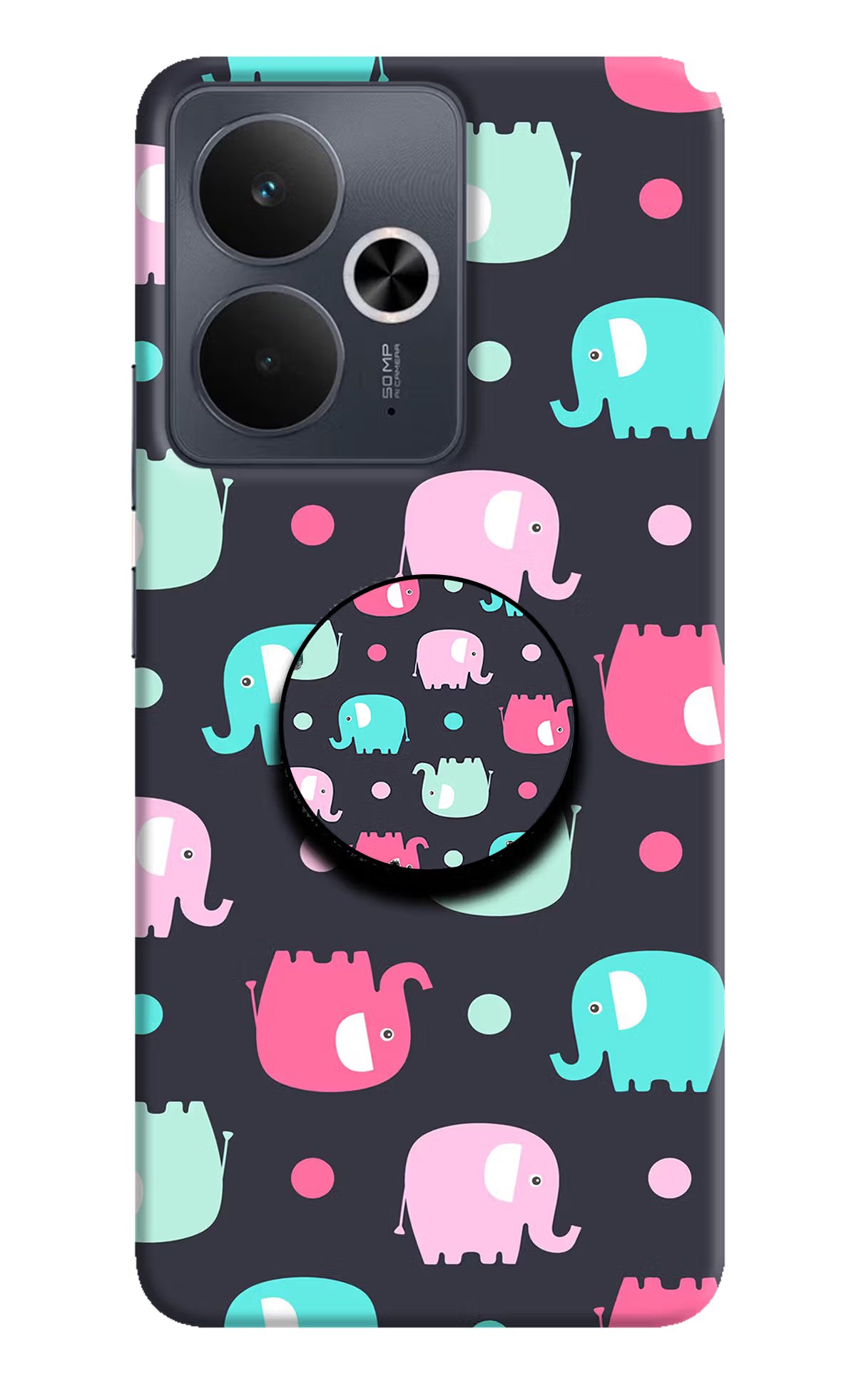 Baby Elephants Realme 14T 5G Pop Case by Casekaro