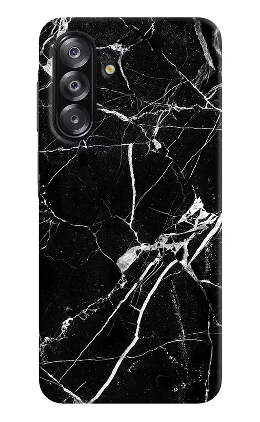 Black Marble Pattern Samsung A26 Hard Case Back Cover by Casekaro