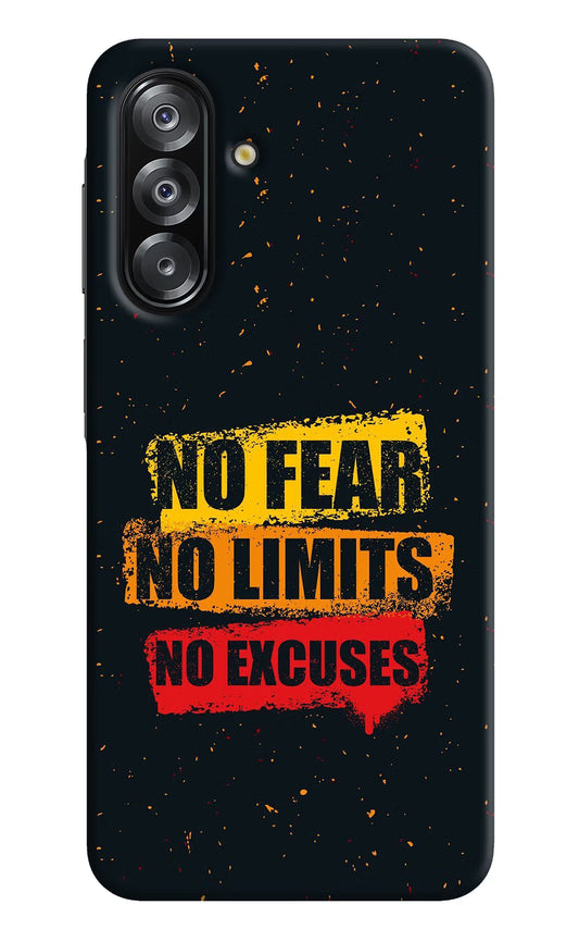 No Fear No Limits No Excuse Samsung A26 Hard Case Back Cover by Casekaro