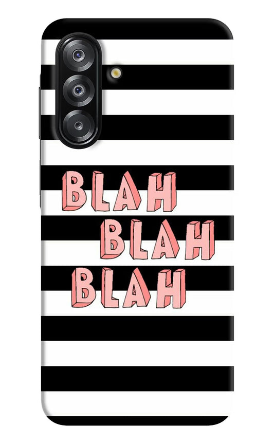 Blah Blah Blah Samsung A26 Hard Case Back Cover by Casekaro