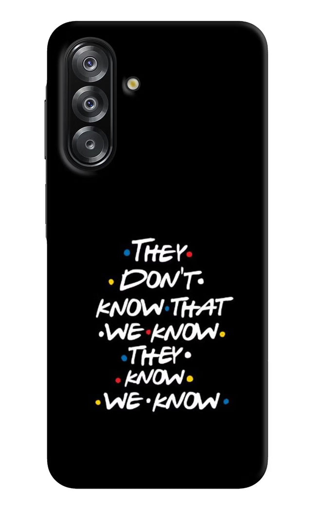 FRIENDS Dialogue Samsung A26 Hard Case Back Cover by Casekaro