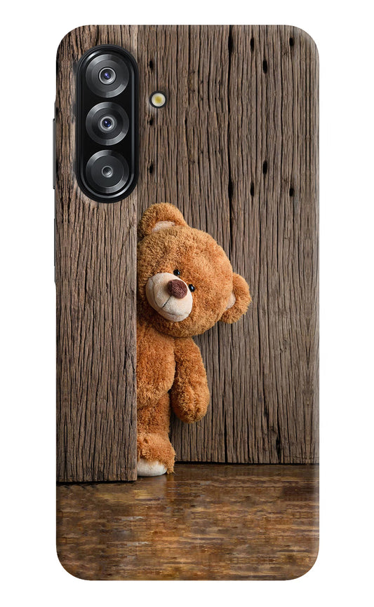 Teddy Wooden Samsung A26 Hard Case Back Cover by Casekaro