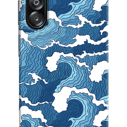 Blue Waves Samsung A26 Hard Case Back Cover by Casekaro