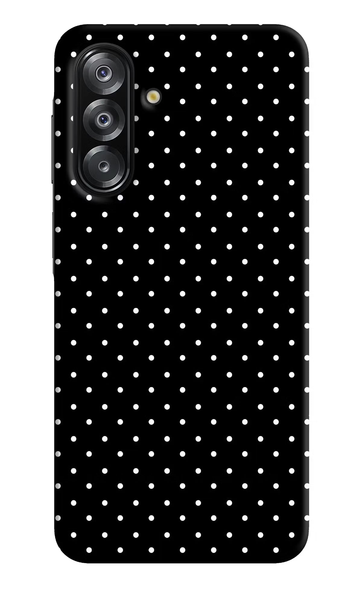 White Dots Samsung A26 Hard Case Back Cover by Casekaro