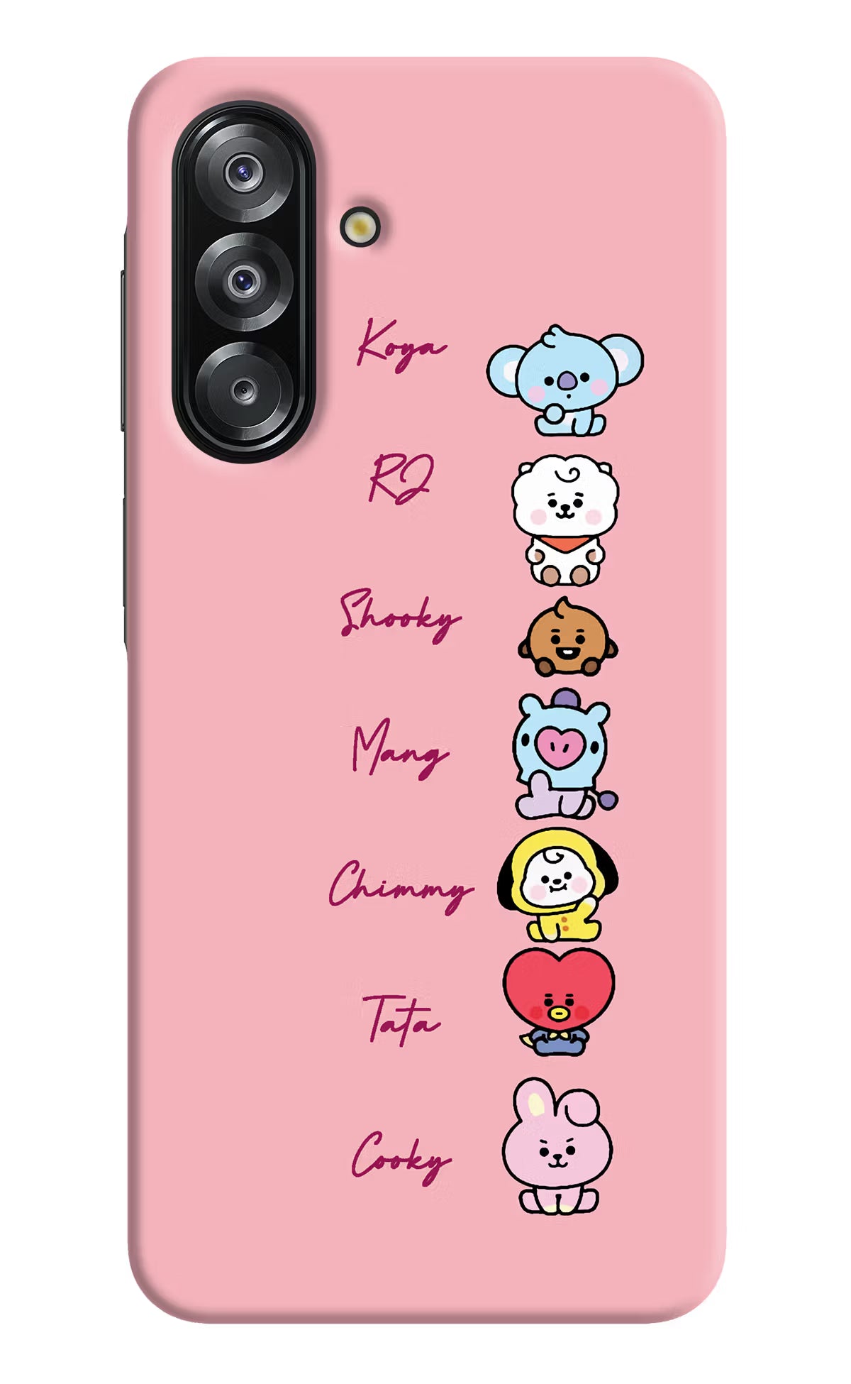 BTS names Samsung A26 Hard Case Back Cover by Casekaro