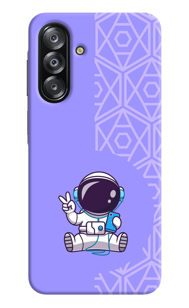 Cute Astronaut Chilling Samsung A26 Hard Case Back Cover by Casekaro