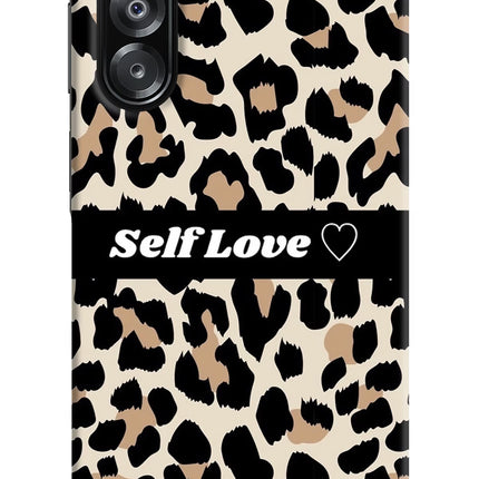 Leopard Print Self Love Samsung A26 Hard Case Back Cover by Casekaro