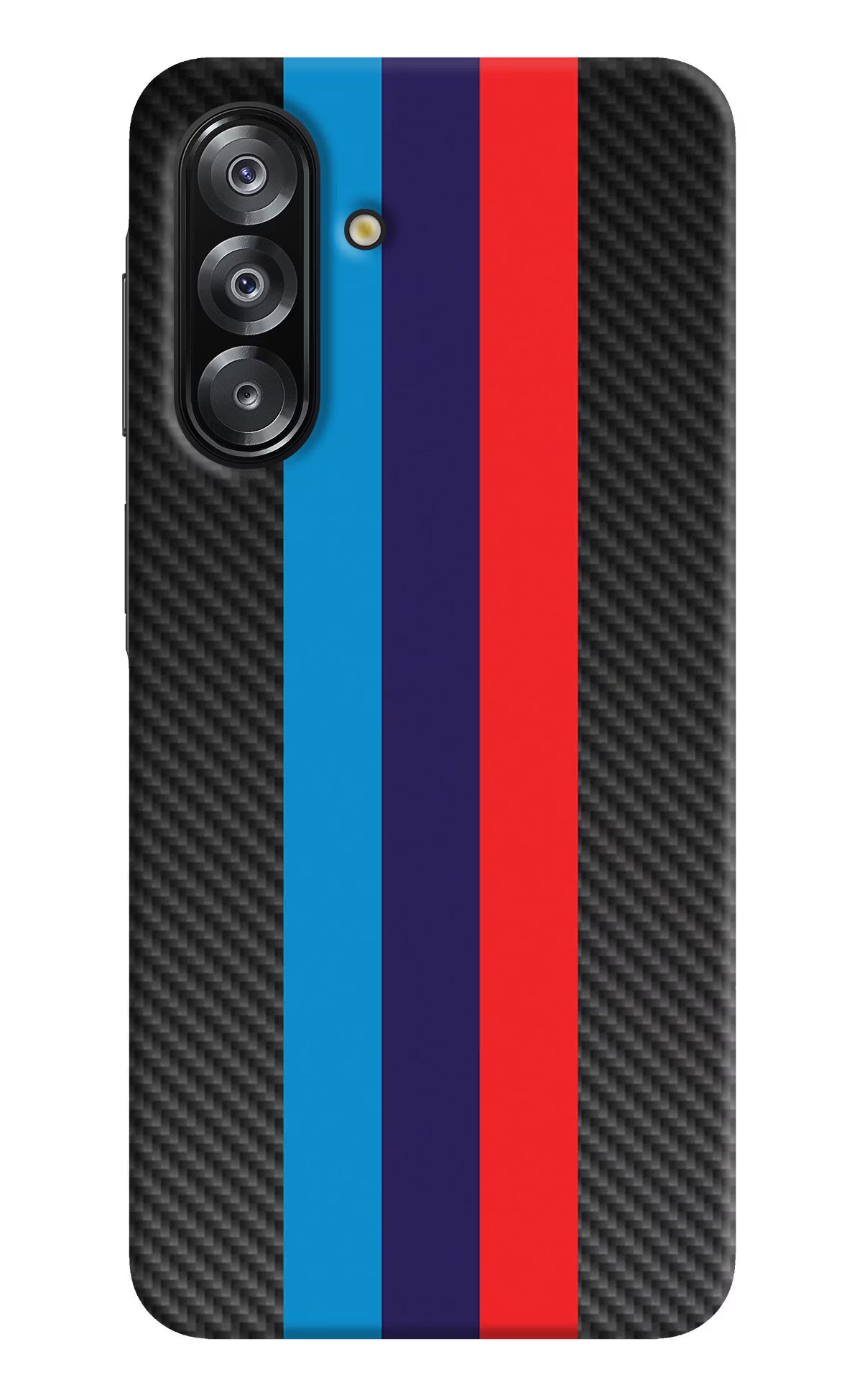 BMW Stripes Pattern Samsung A26 Hard Case Back Cover by Casekaro
