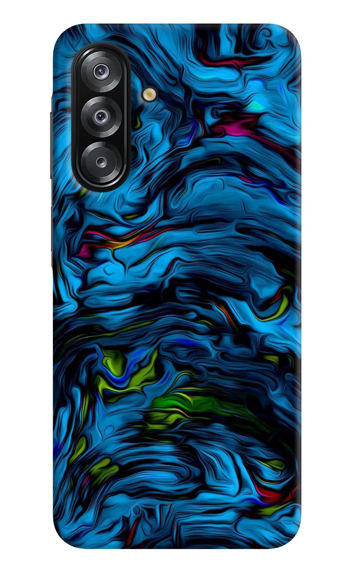 Dark Blue Abstract Samsung A26 Hard Case Back Cover by Casekaro