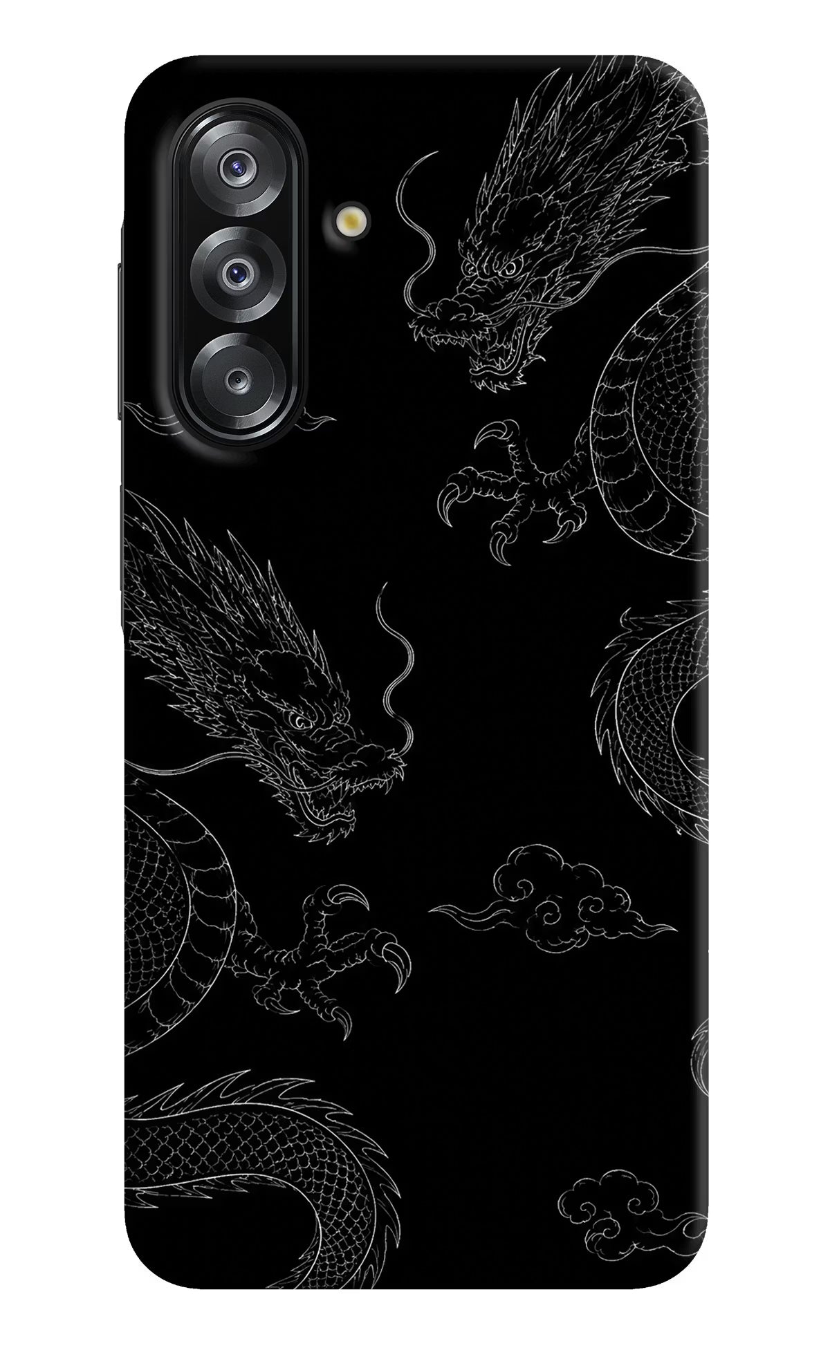 Twin Dragons Samsung A26 Hard Case Back Cover by Casekaro