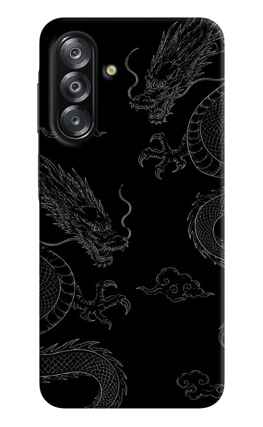 Twin Dragons Samsung A26 Hard Case Back Cover by Casekaro