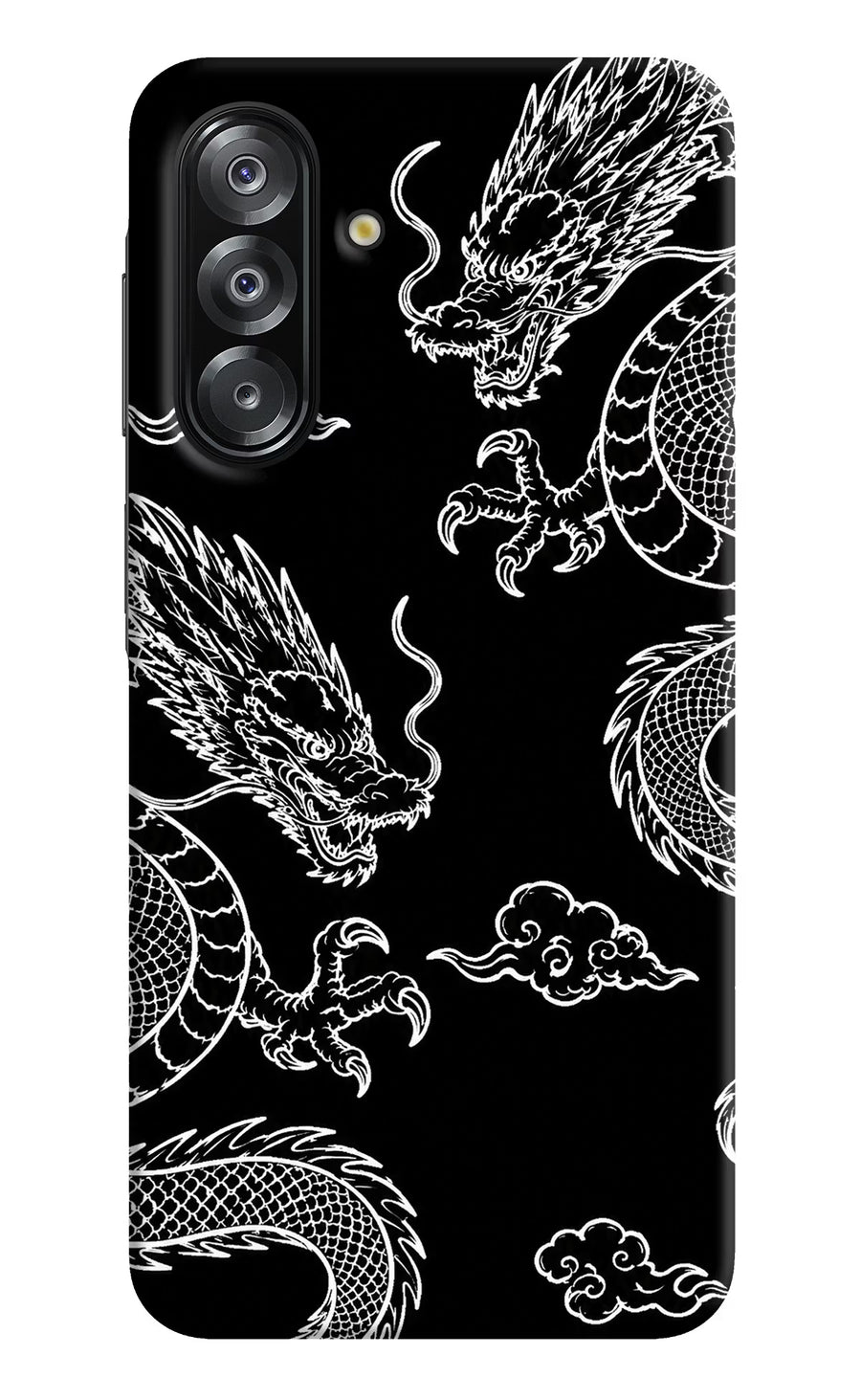 Twin Dragons Samsung A26 Back Cover, Hard case
