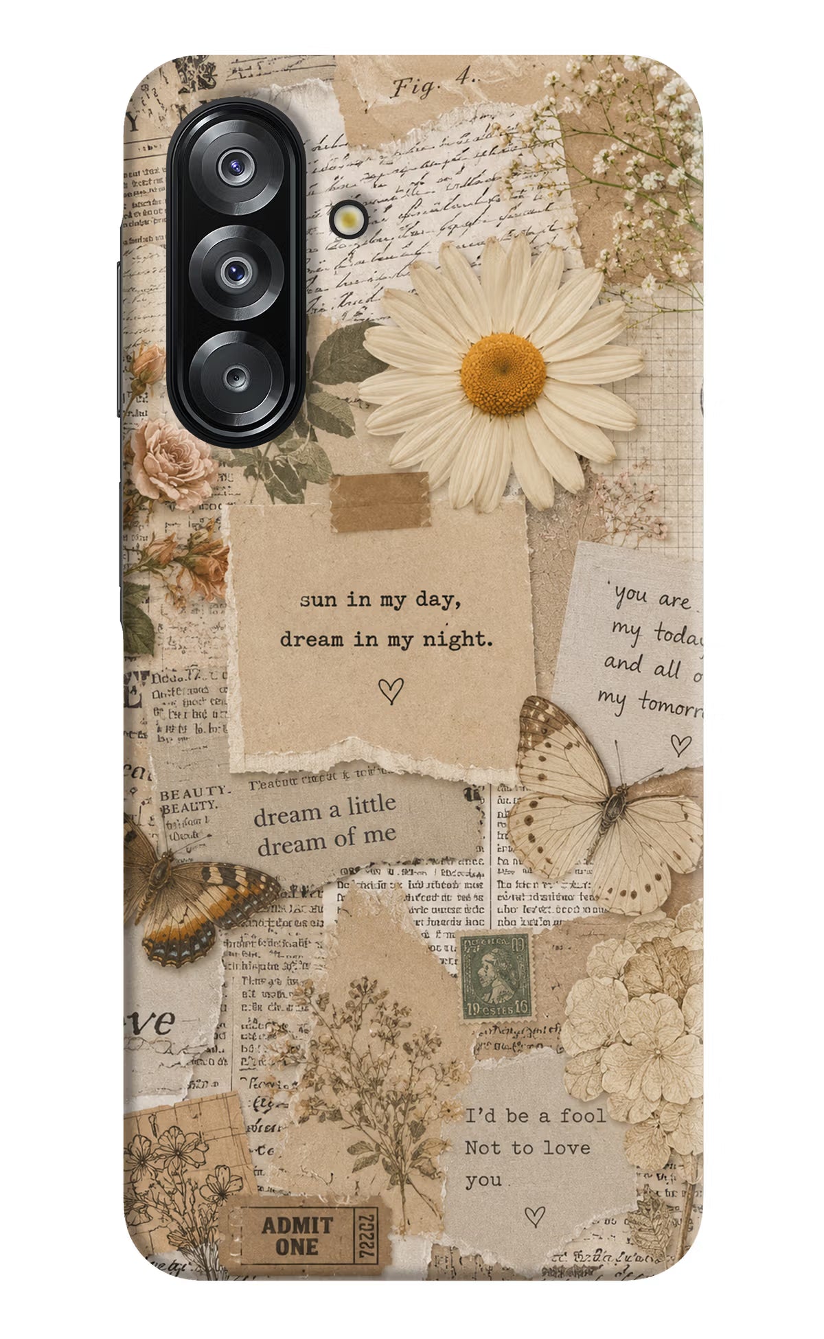 Vintage case Samsung A26 Back Cover