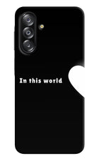This World Samsung A26 Hard Case Back Cover by Casekaro