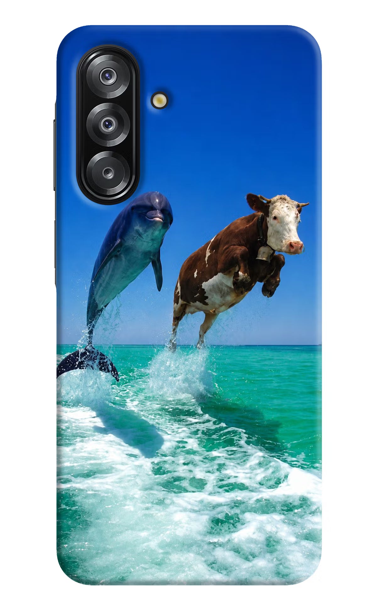 Dolphin vs Cow Samsung A26 Back Cover