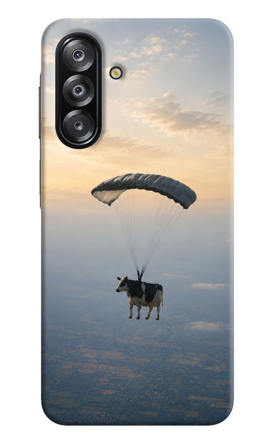 Skydiving Cow Samsung A26 Hard Case Back Cover by Casekaro