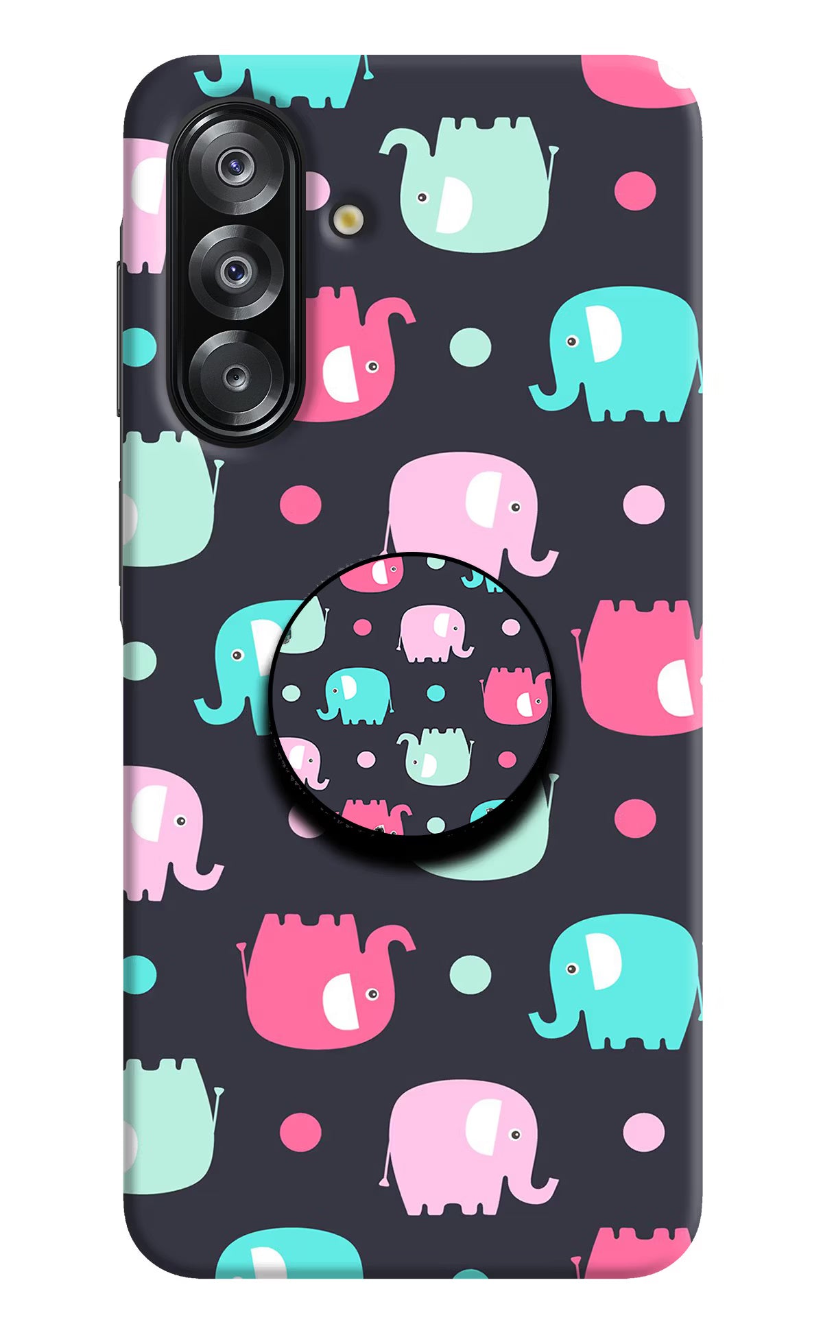 Baby Elephants Samsung A26 Pop Case by Casekaro