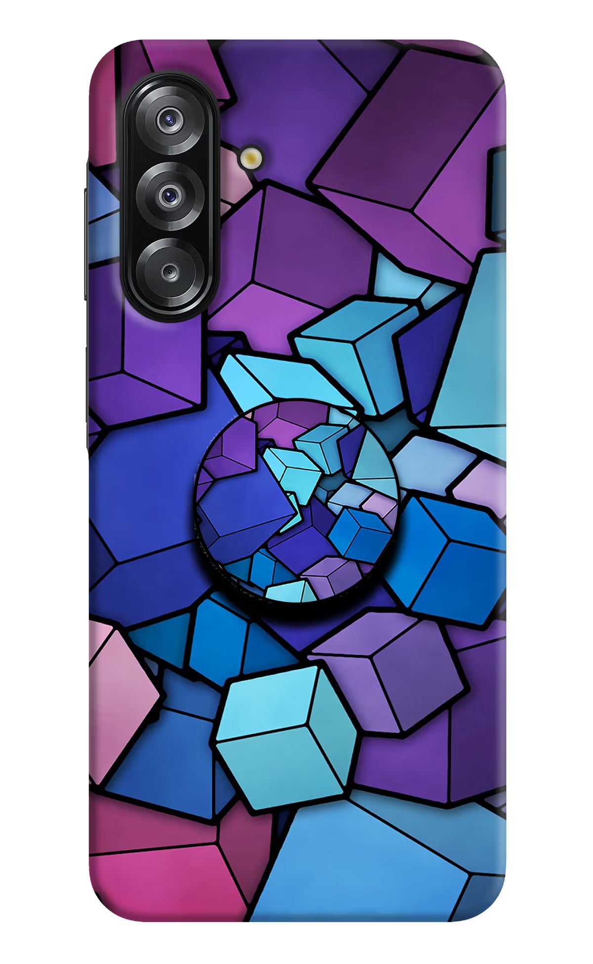 Cubic Abstract Samsung A26 Pop Case by Casekaro