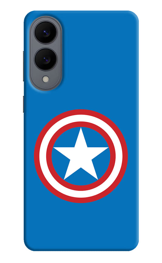 Captain America Logo Samsung S25 Edge Hard Case Back Cover by Casekaro