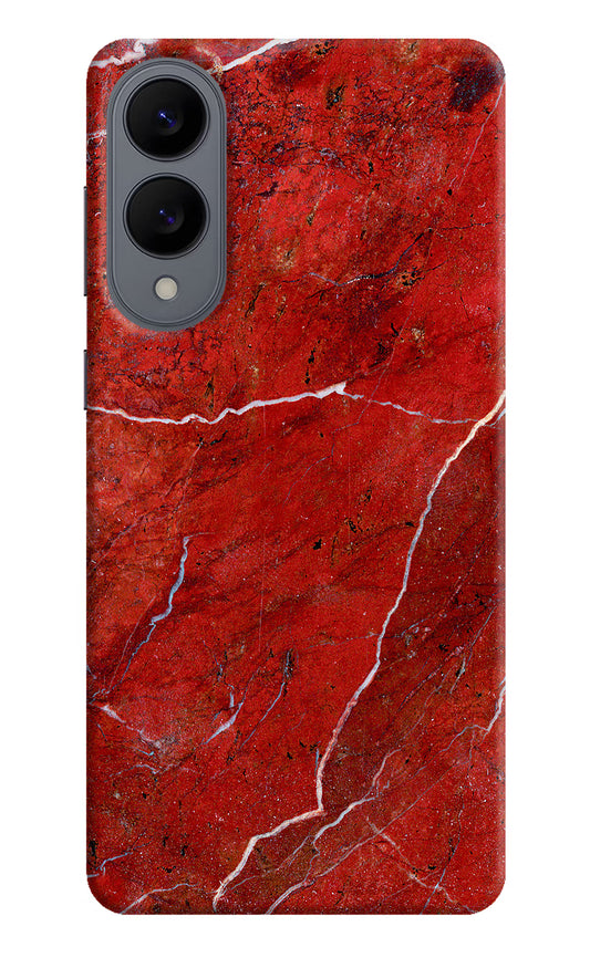 Red Marble Design Samsung S25 Edge Hard Case Back Cover by Casekaro