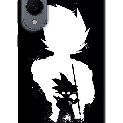 Goku Shadow Samsung S25 Edge Hard Case Back Cover by Casekaro