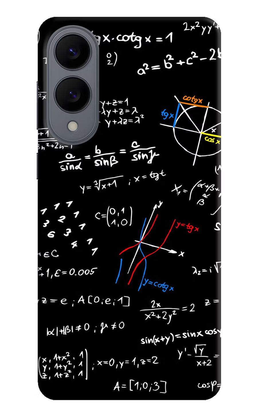 Mathematics Formula Samsung S25 Edge Back Cover, Hard case