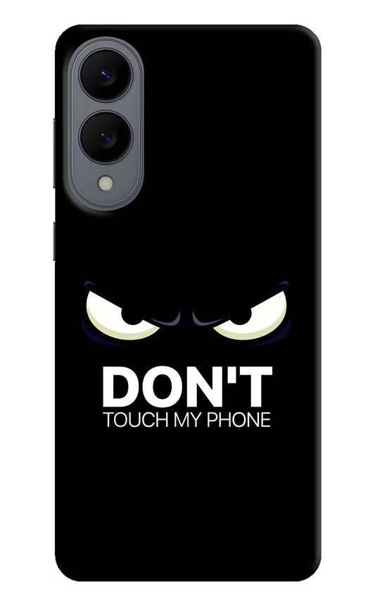 Don'T Touch My Phone Samsung S25 Edge Hard Case Back Cover by Casekaro