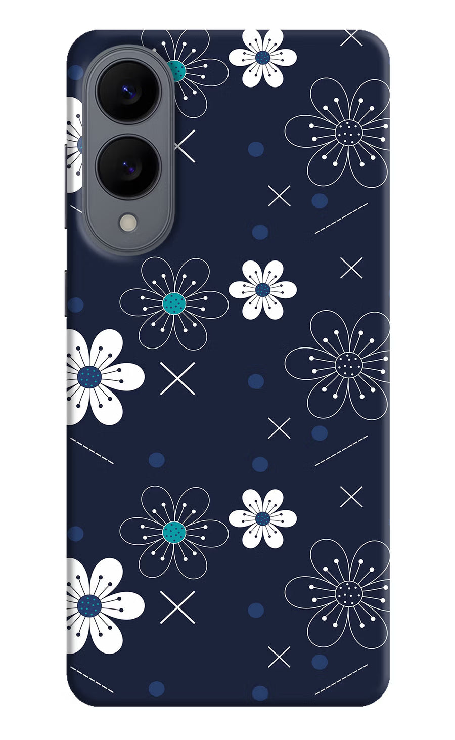 Flowers Samsung S25 Edge Back Cover, Hard case