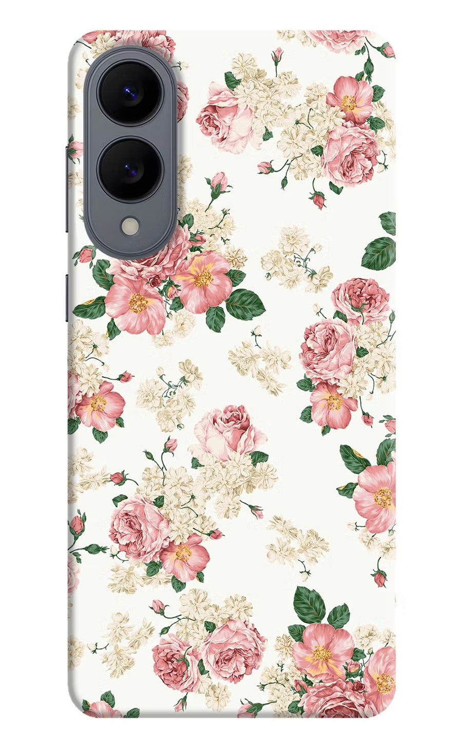 Flowers Samsung S25 Edge Back Cover, Hard case