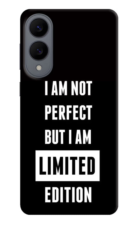 I Am Not Perfect But I Am Limited Edition Samsung S25 Edge Hard Case Back Cover by Casekaro