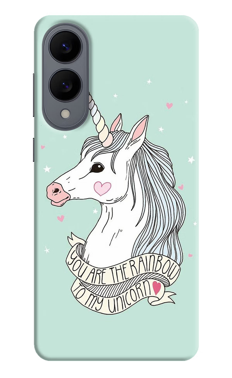 Unicorn Wallpaper Samsung S25 Edge Back Cover, Hard case