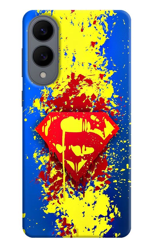 Superman logo Samsung S25 Edge Hard Case Back Cover by Casekaro