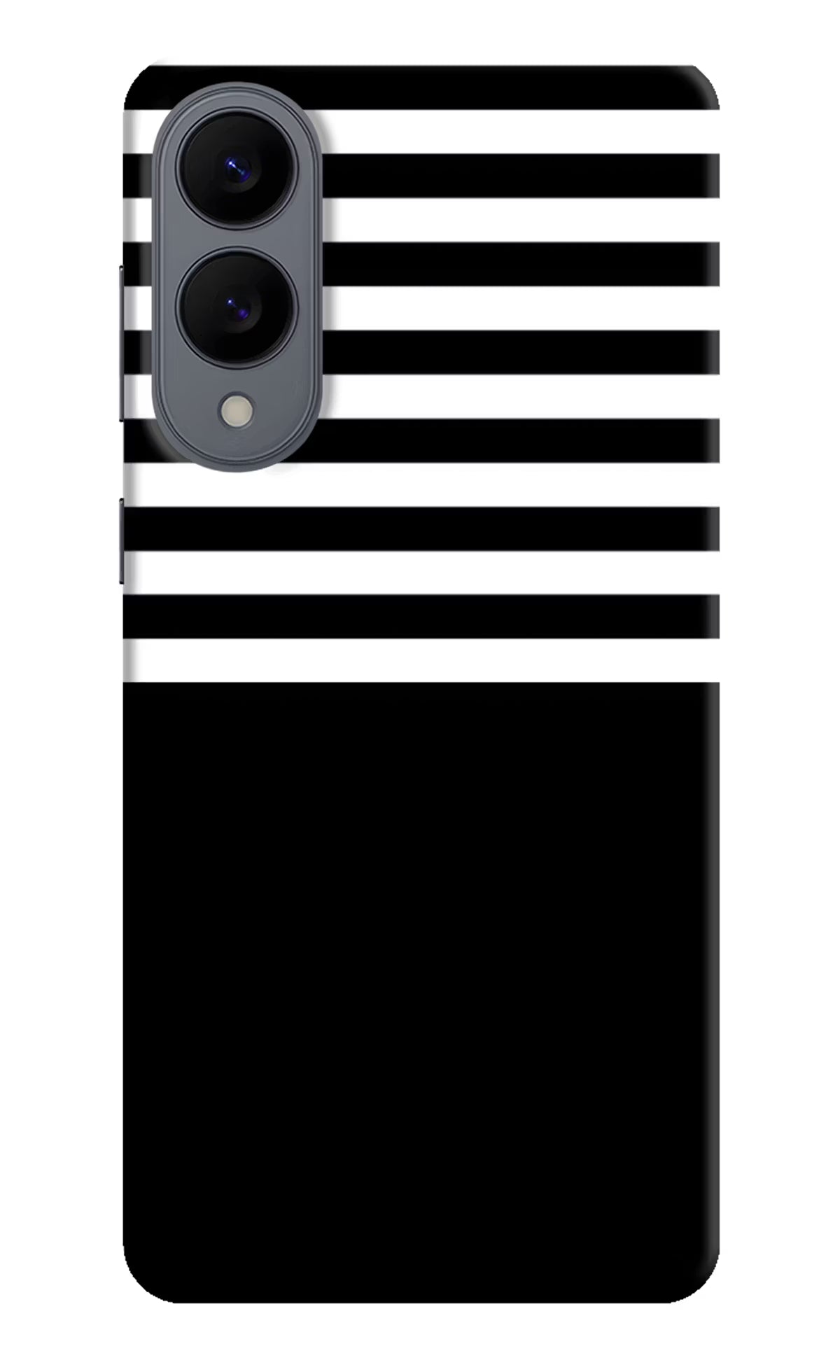 Black and White Print Samsung S25 Edge Hard Case Back Cover by Casekaro