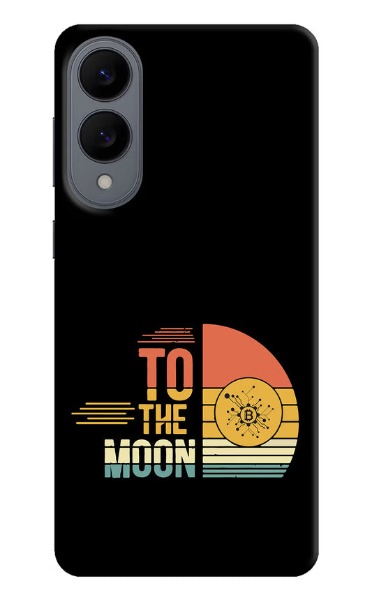 To the Moon Samsung S25 Edge Hard Case Back Cover by Casekaro