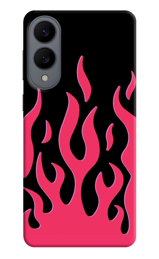 Fire Flames Samsung S25 Edge Hard Case Back Cover by Casekaro