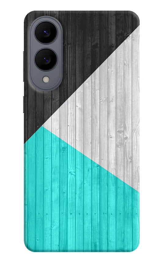 Wooden Abstract Samsung S25 Edge Hard Case Back Cover by Casekaro
