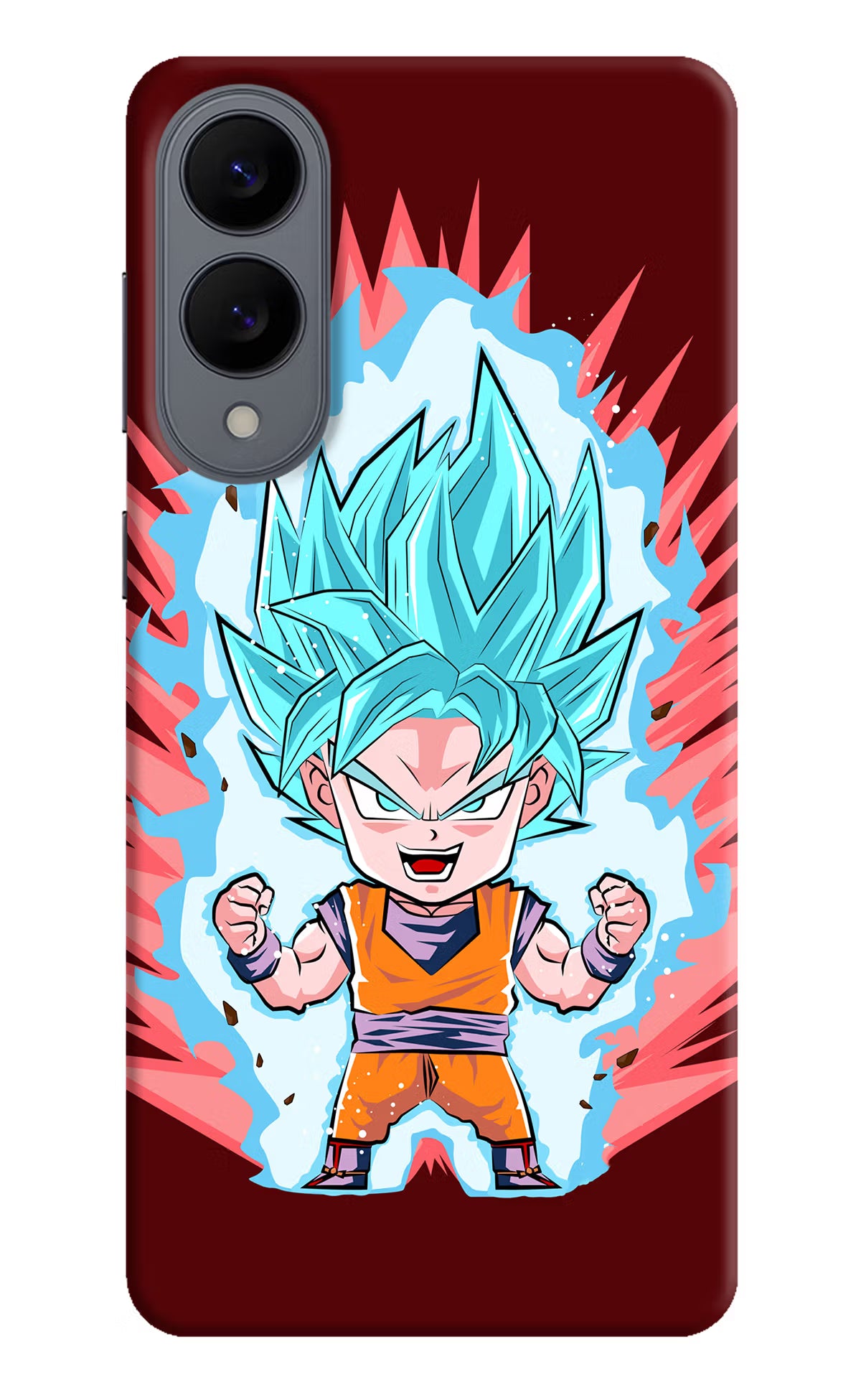 Goku Little Samsung S25 Edge Hard Case Back Cover by Casekaro