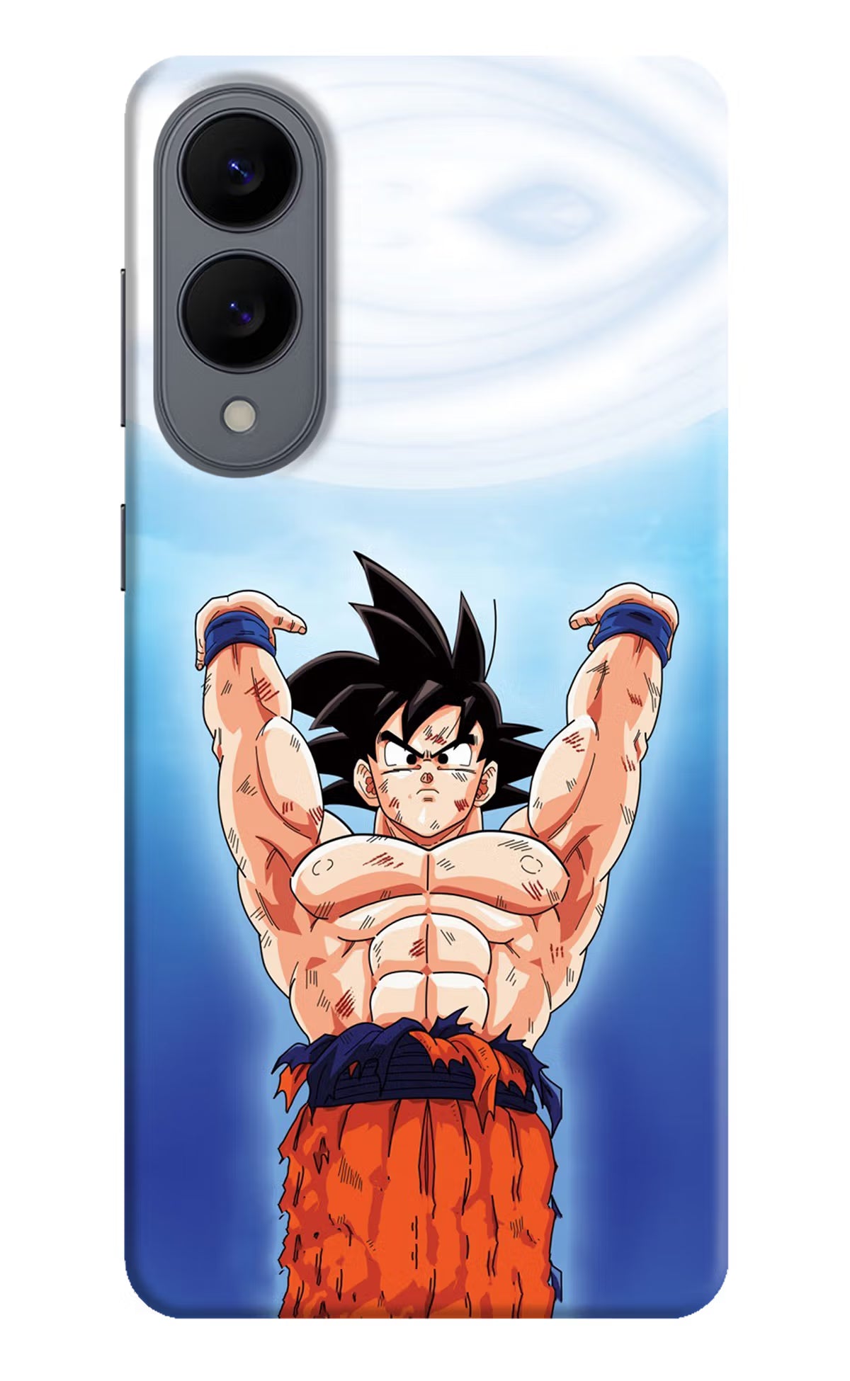 Goku Power Samsung S25 Edge Hard Case Back Cover by Casekaro