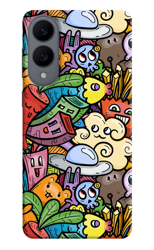 Veggie Doodle Samsung S25 Edge Hard Case Back Cover by Casekaro