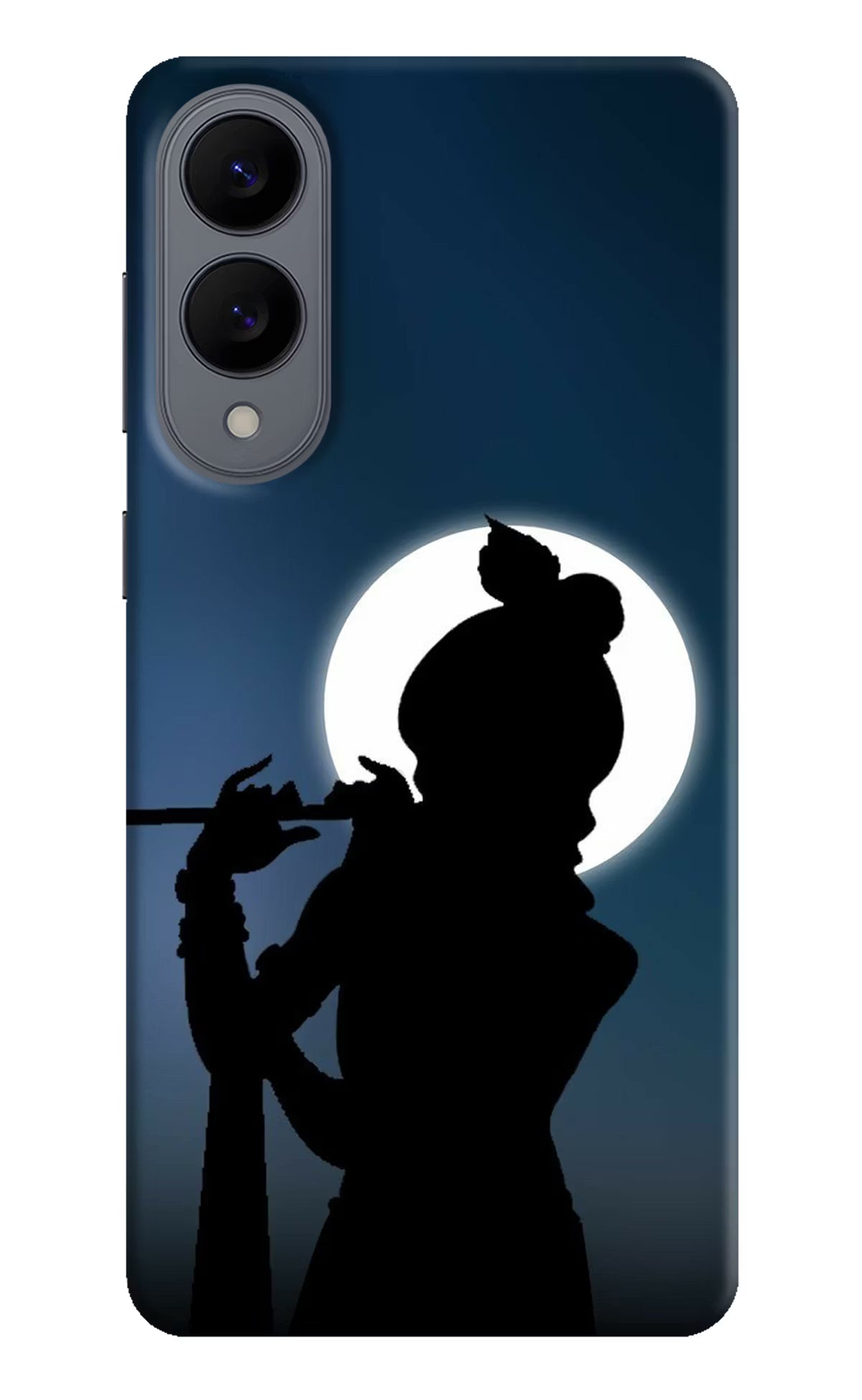 Shri Krishna Silhouette Samsung S25 Edge Hard Case Back Cover by Casekaro