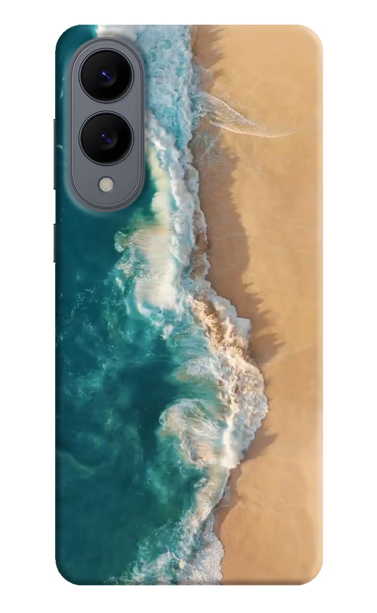 Ocean Beach Samsung S25 Edge Hard Case Back Cover by Casekaro