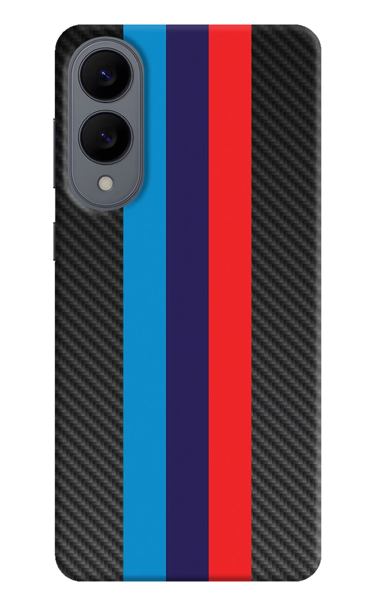 BMW Stripes Pattern Samsung S25 Edge Hard Case Back Cover by Casekaro